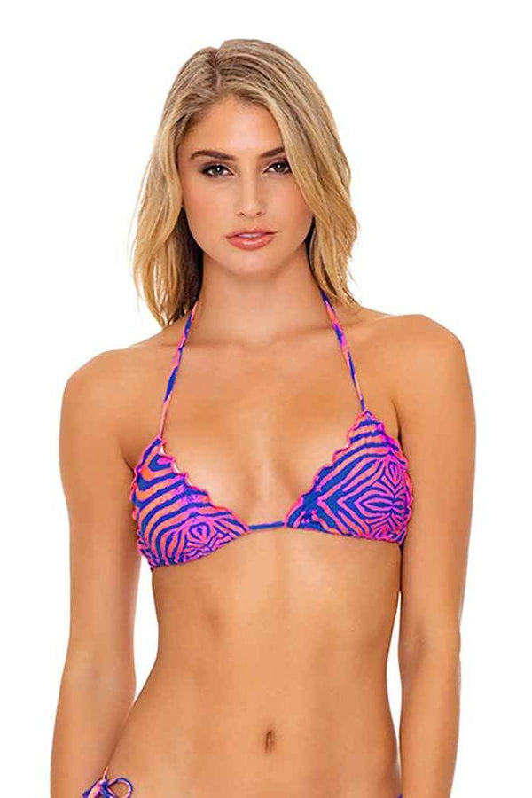 Luli Fama Puerto Aventura WAVY TRIANGLE TOP